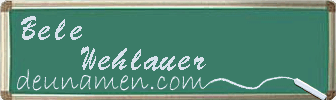 Bele Wehlauer Visitenkarte